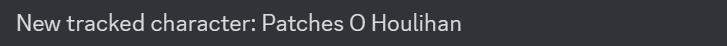 Free Character Notification Example